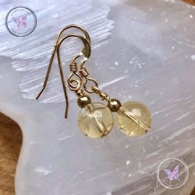 Citrine Gold Earrings